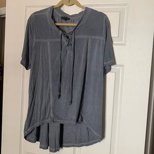 Slate blue POL top Medium